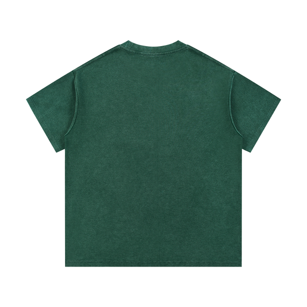 Raised Different Mineral Wash Waffle Knit T-Shirt