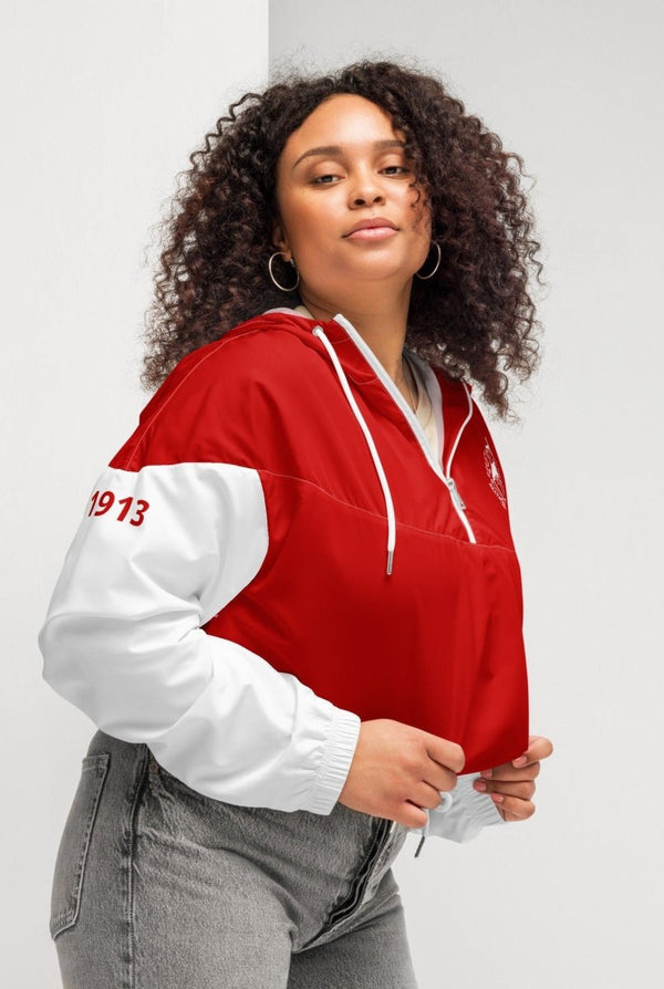 Delta 1913 Cropped Windbreaker - KIOKO