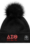 Delta Sigma Theta Columbia Pom - Pom Beanie - KIOKO
