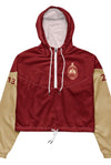 Delta Sigma Theta Cropped Windbreaker - KIOKO