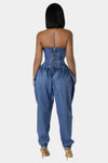 Denim Never Dies Jumpsuit - KIOKO
