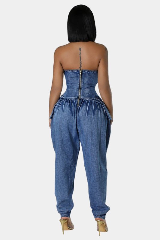 Denim Never Dies Jumpsuit - KIOKO