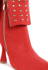 Drama Embellished Foldover Boots