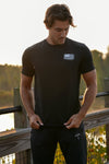 Distressed American Flag Performance Tee - KIOKO