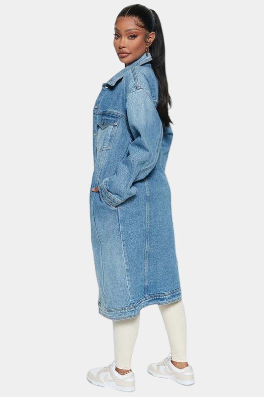 Down In The Trench Denim Jacket - KIOKO