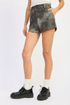Drenched In Edge Leather Shorts - KIOKO