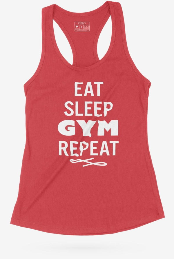 Eat Sleep Repeat Racerback Tank - KIOKO