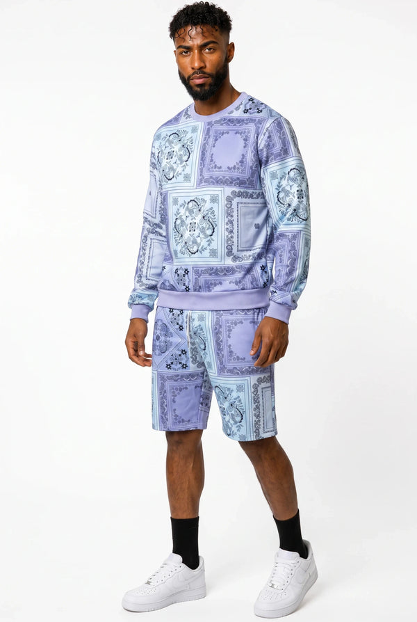 Crenshaw Paisley Bandana Shorts