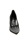 Ballin High Rhinestone Stiletto Pumps