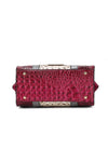 Ember Faux Croc - Embossed Satchel - KIOKO