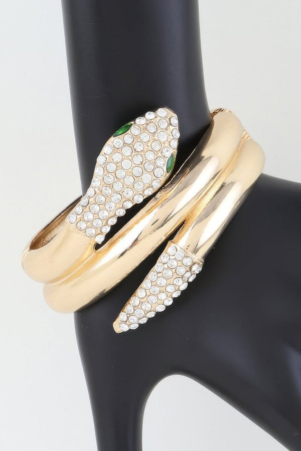 Eve Snake Wrap Cuff Bracelet - KIOKO