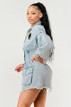 Eye On You Denim Dress - KIOKO