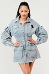 Eye On You Denim Dress - KIOKO