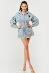 Eye On You Denim Dress - KIOKO