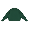 Essential Fleece Mock-Neck Crew Sweatshirt