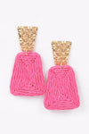 Flashwalk Straw Dangle Earrings - KIOKO