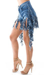 Fray Play Denim Shorts - KIOKO