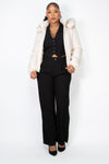 Frostbite Chic Faux Fur Jacket - KIOKO