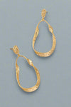 Galene Twisted Hoop Earrings - KIOKO
