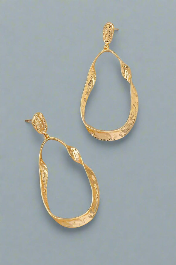 Galene Twisted Hoop Earrings - KIOKO