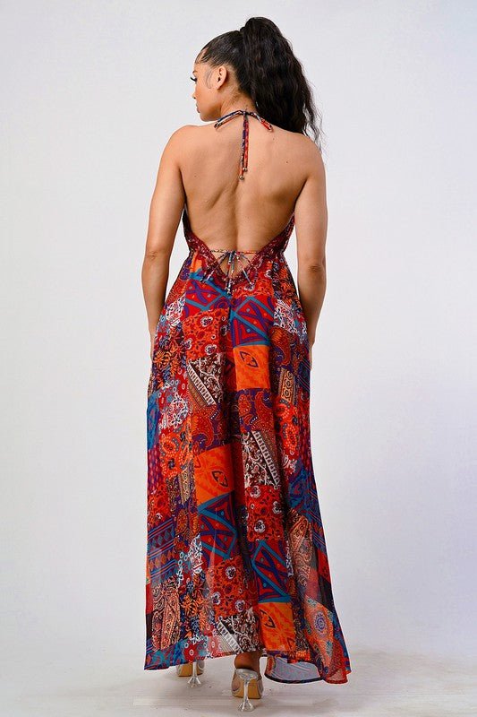 Glo Comes Natural Bohemian Maxi Dress - KIOKO