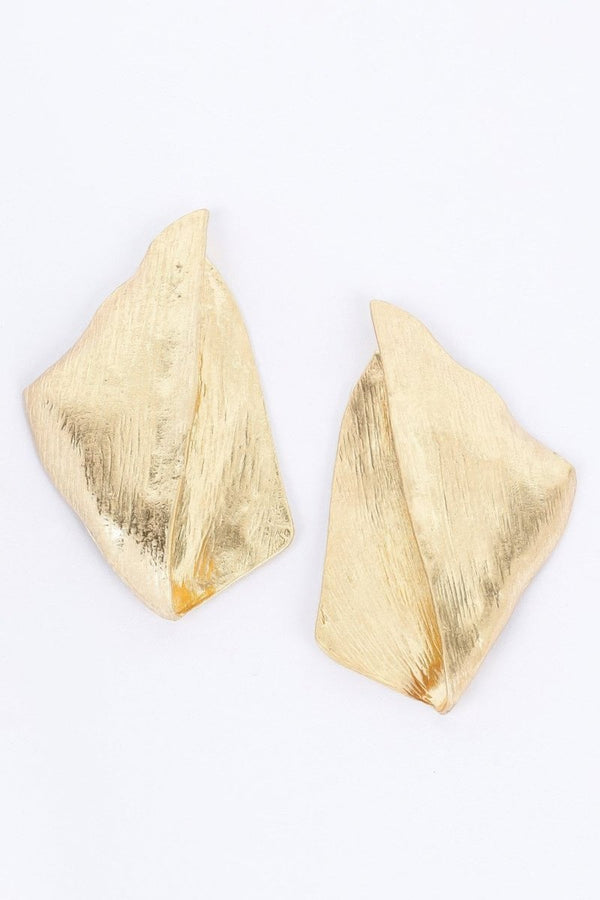 Gold Plated Metal Earring - KIOKO