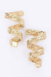 Gold Plated Metal Earring - KIOKO