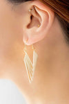 Golden Mirage Hook Earrings - KIOKO