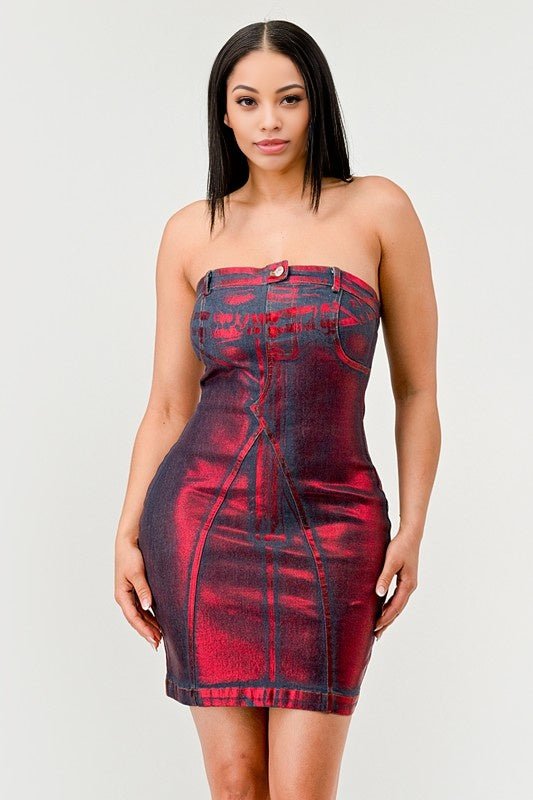 Hell Has No Fury Denim Dress - KIOKO