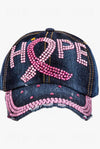 HOPE Embellished Denim Cap - KIOKO