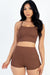 Hustle And Flow Ruched Shorts Set - KIOKO