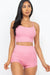 Hustle And Flow Ruched Shorts Set - KIOKO