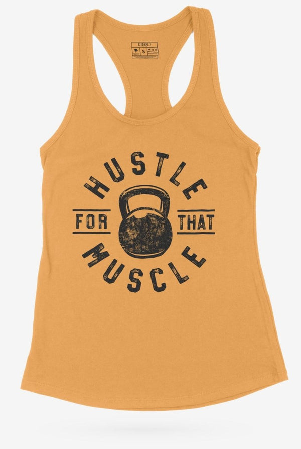 Hustle Muscle Racerback Tank - KIOKO