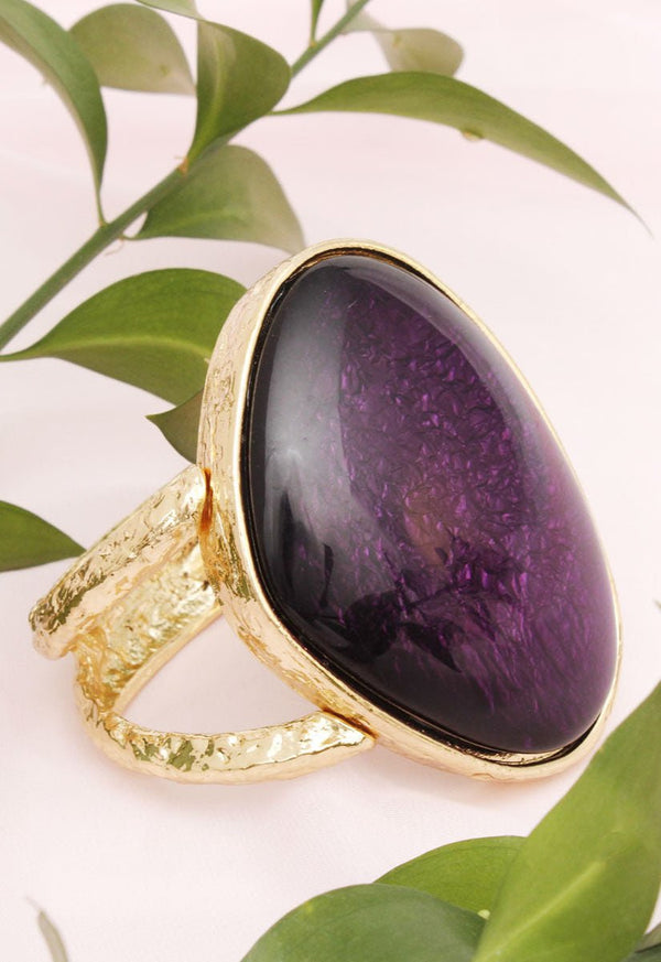 Indigo Rush Hammered Cuff Bracelet - KIOKO