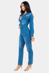 Inez Denim Jumpsuit - KIOKO