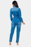 Inez Denim Jumpsuit - KIOKO