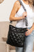 Jenna Quilted Puffer Leopard Crossbody Bag - KIOKO
