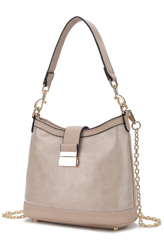 Jersey Shore Vegan Leather Shoulder Bag - KIOKO