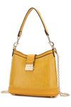 Jersey Shore Vegan Leather Shoulder Bag - KIOKO