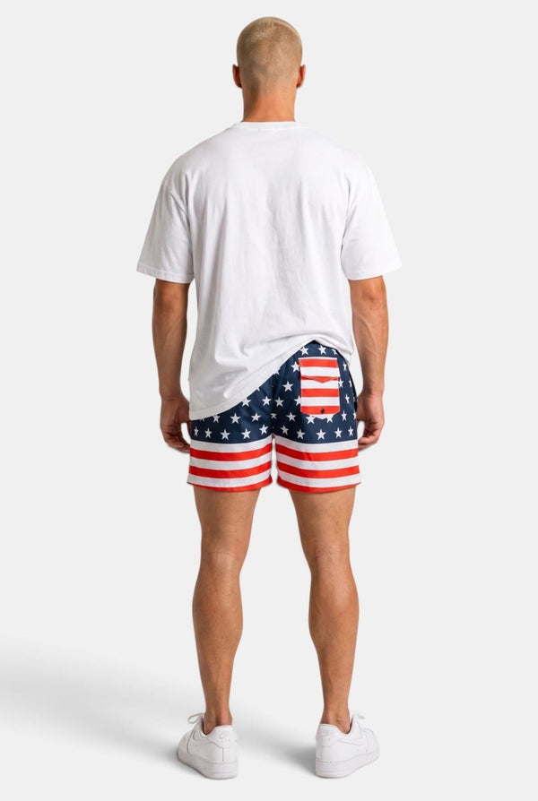 American Flag Board Shorts - KIOKO
