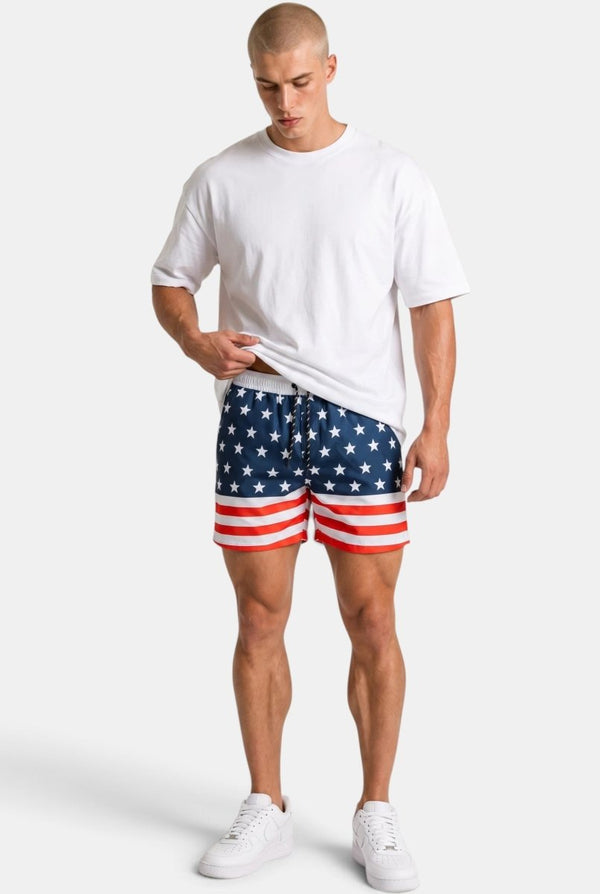 American Flag Board Shorts - KIOKO