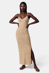 Look But Don't Side Slit Maxi Dress - KIOKO