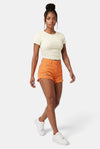 Hug Me Tight Runched Bodycon Crop Top - KIOKO