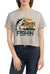 Gone Fishin Flowy Crop Top - KIOKO