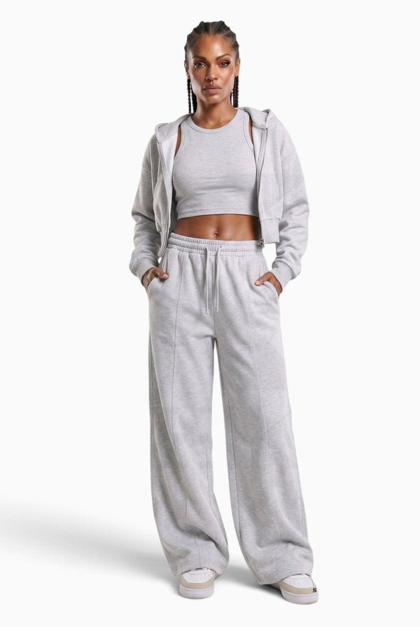 Mauved Up Acid Wash French Terry Joggers - KIOKO