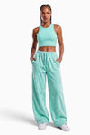 Mauved Up Acid Wash French Terry Joggers - KIOKO
