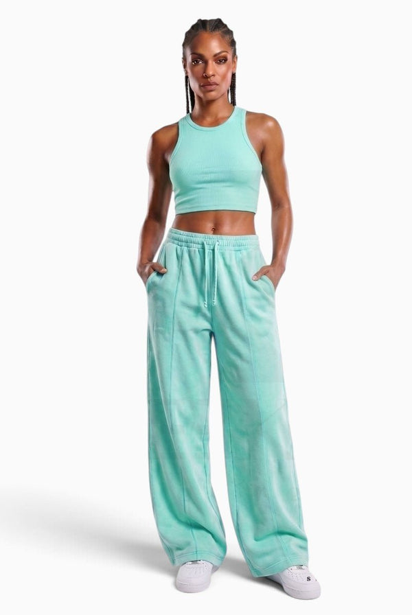 Mauved Up Acid Wash French Terry Joggers - KIOKO