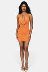 2AM In Paris Cowl Neck Mini Dress - KIOKO