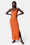 Look But Don't Side Slit Maxi Dress - KIOKO