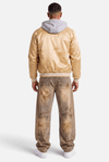 Big League Satin Varsity Bomber Jacket - KIOKO